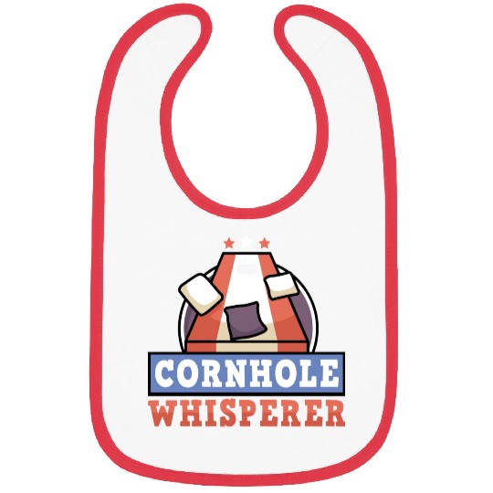Cornhole Whisperer Bean Bag Lover Bibs