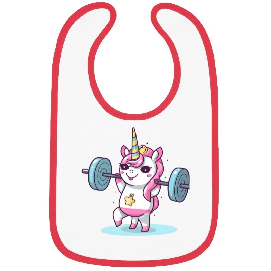Unicorn Weighlifting Bibs