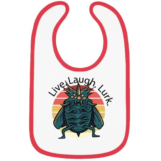 Live Laugh Lurk Bibs