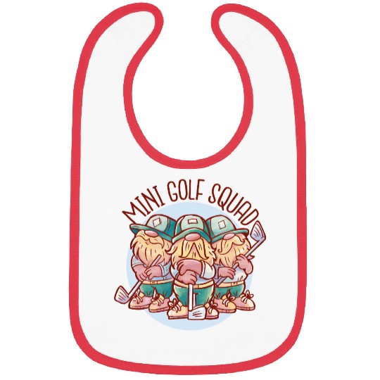 Mini Golf Gnomes Bibs