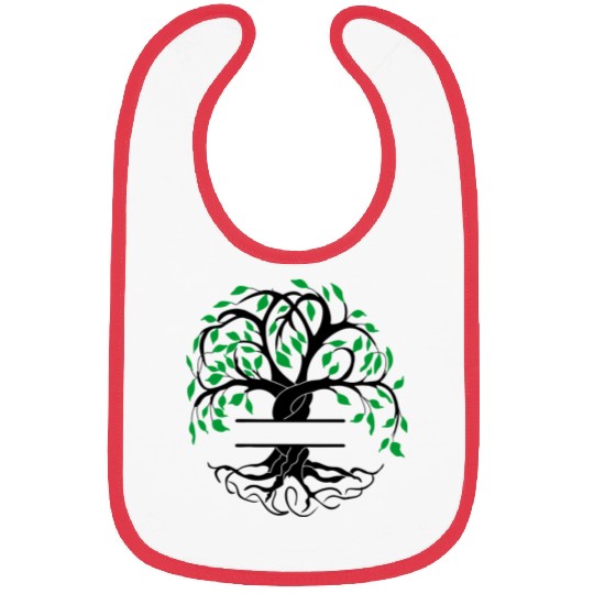 Yggdrasil the tree of life with nameplate Bibs