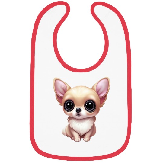 Adorable Chihuahua Love Bibs