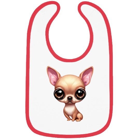 Playful Chihuahua Bibs