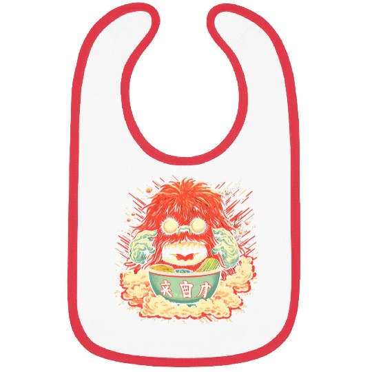 Ramen Monster Bibs