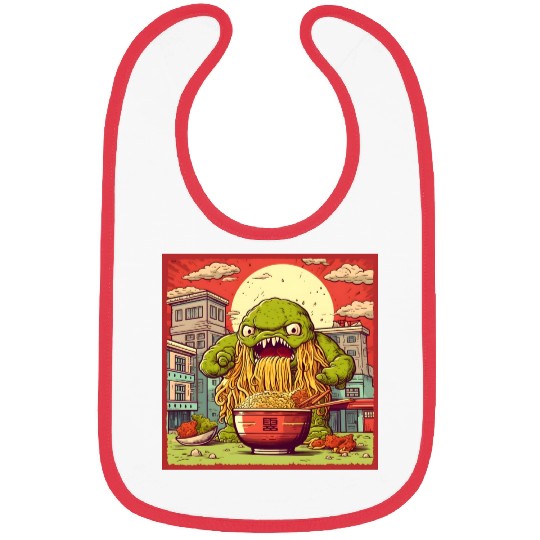 Ramen Monster Bibs