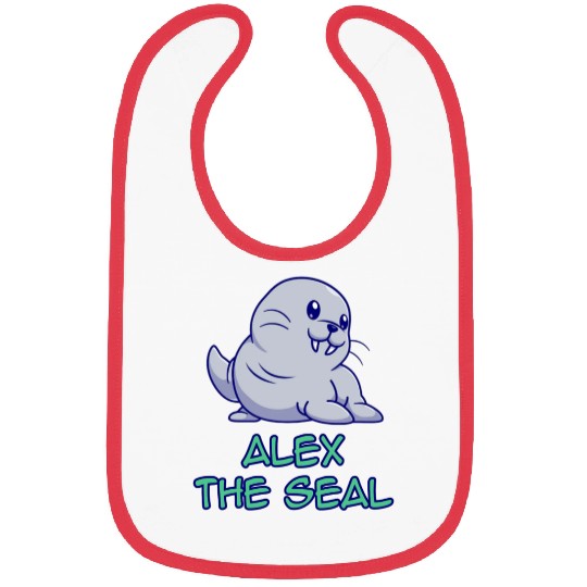 Alex The Seal Bibs