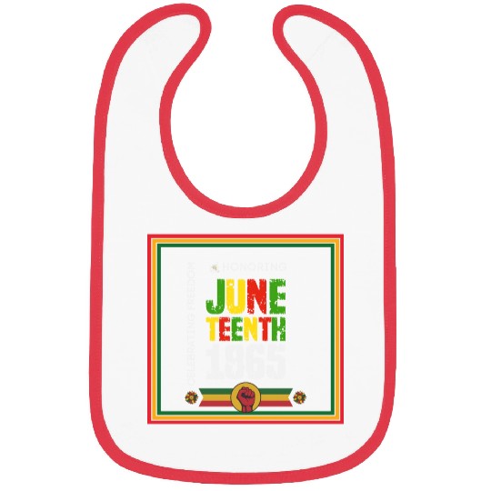 Honoring JUNETEENTH 1865 Design Bibs