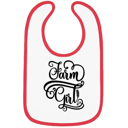 pink gifts for farm ranch girls, cowgirl country Bibs