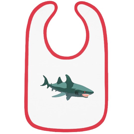 Robot shark Bibs