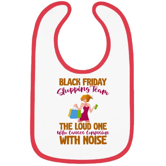Black Friday Shopping Team 4 Bibs