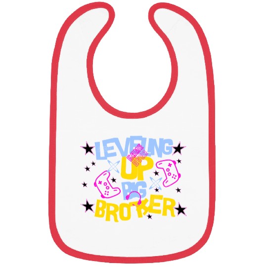 LEVELING UP BIG BROTHER Bibs