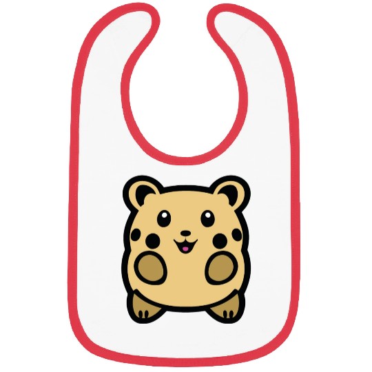 Simply cute hamster Bibs