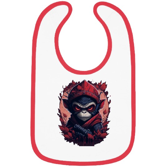 Ninja Monkey Bibs