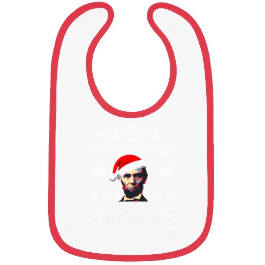 Abraham Lincoln Merry Christmas Bibs