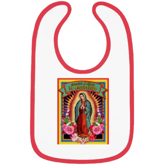 Our Lady Of Guadalupe Virgin Mary Bibs