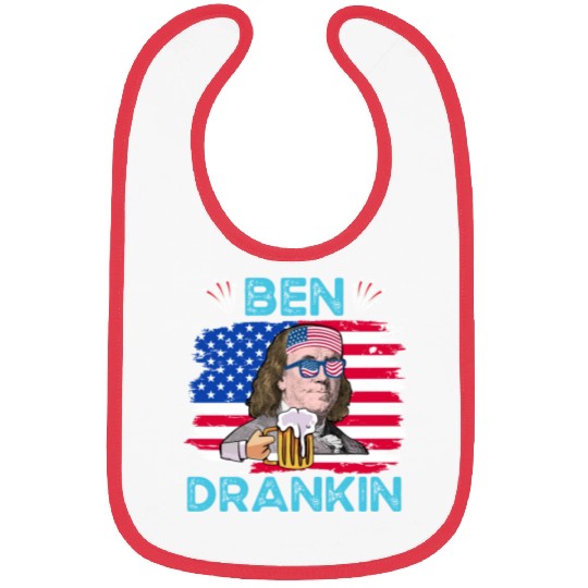 Ben Drankin US President Independence Day Bibs