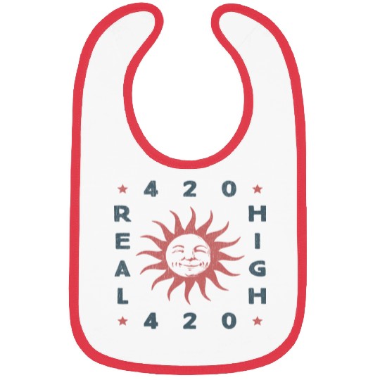 420 REAL HIGH nostalgia Bibs