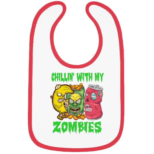 Zombie Halloween Food Lover Bibs