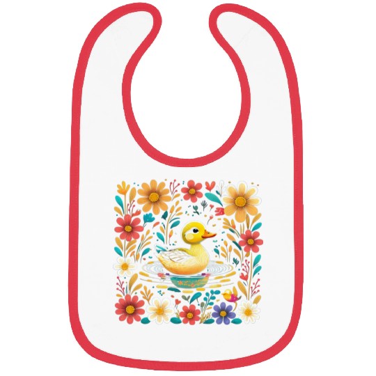 Joyful Duck Pond Bibs