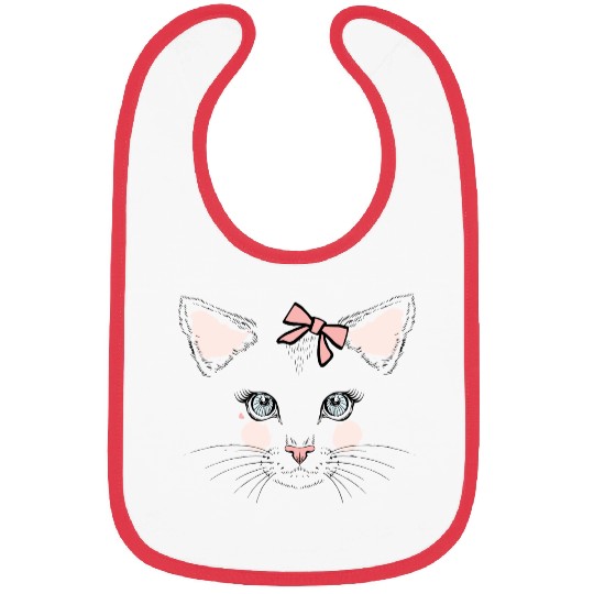 Face cat Bibs