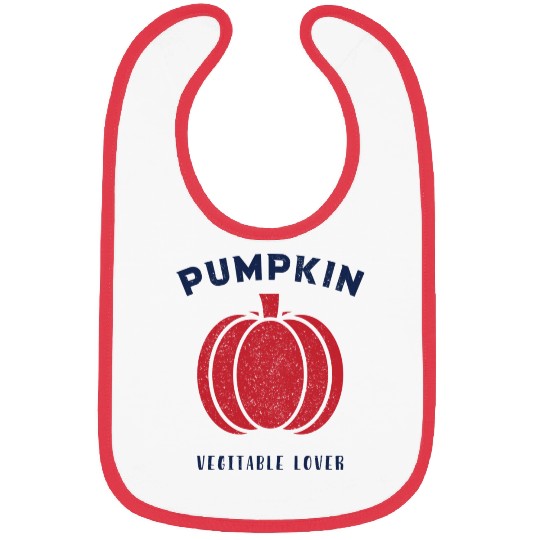 Pumpkin Vegetable Lover funny Bibs