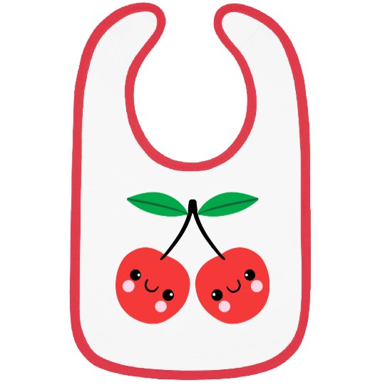 Cherry Friends Bibs