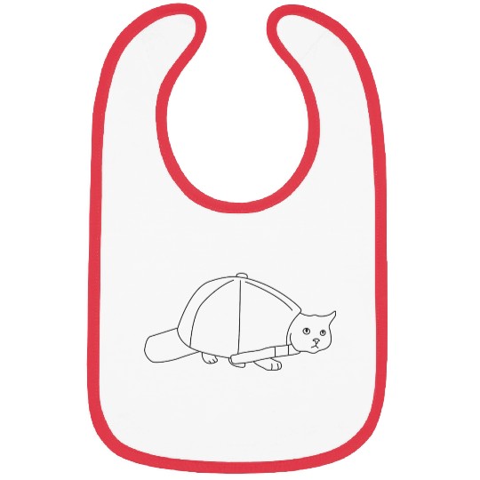 Turtle Cat Bibs