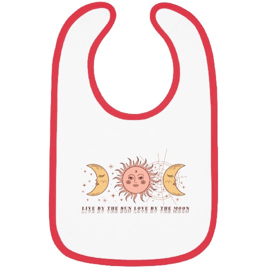 Boho Celestial Sun And Moon Bibs