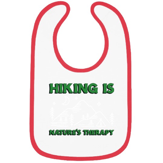 Hiking is Nature's Therapy Bibs