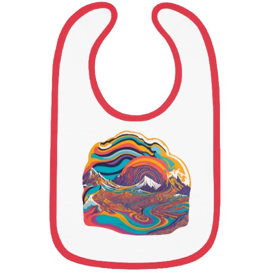 A psychedelic landscape. Bibs