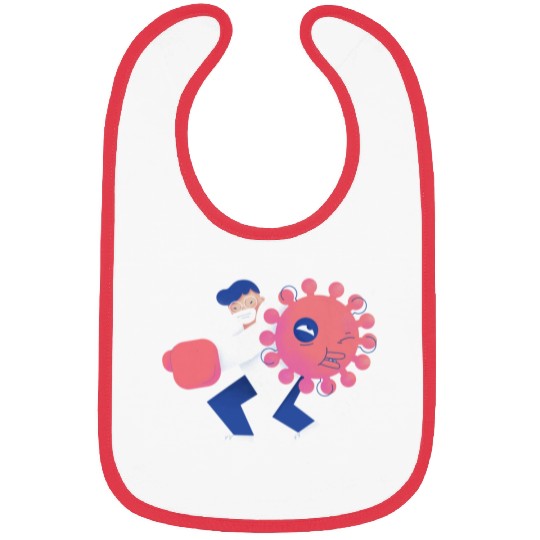 Health Care Professional Beating Coronavirus Bibs