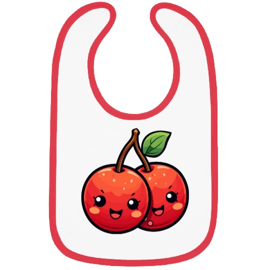 Cherry kawaii Bibs