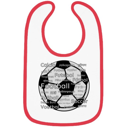 I Love Football Bibs