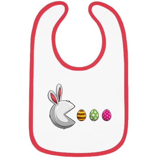 Happy Easter Day Bunny Egg Easter Bibs