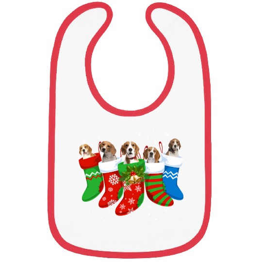 Beagle Beagle Dog Socks Bibs