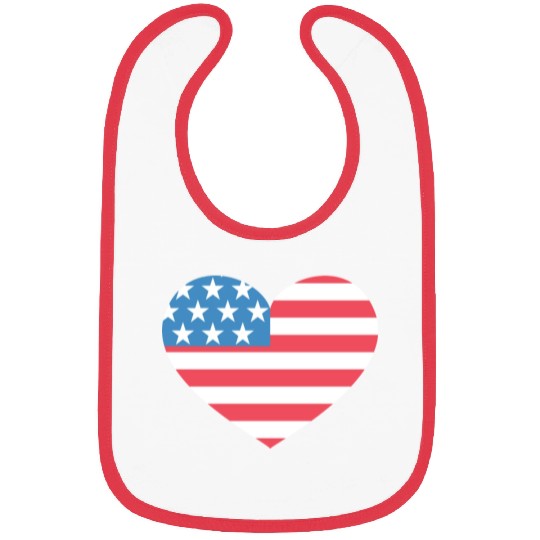 Heart America Bibs