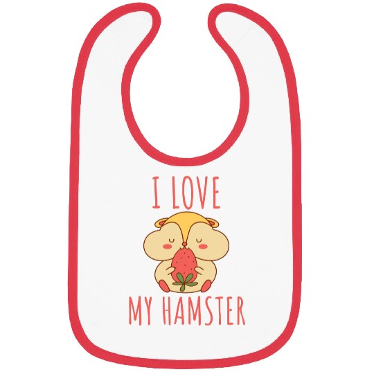 I Love My Hamster Bibs