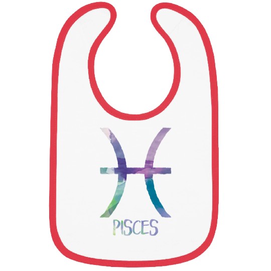 Pisces Zodiac Symbol Astrology Fish Water Sign Bibs