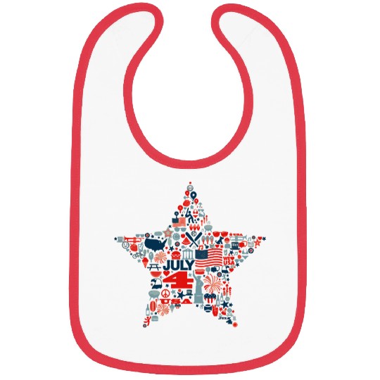 independence day star Bibs