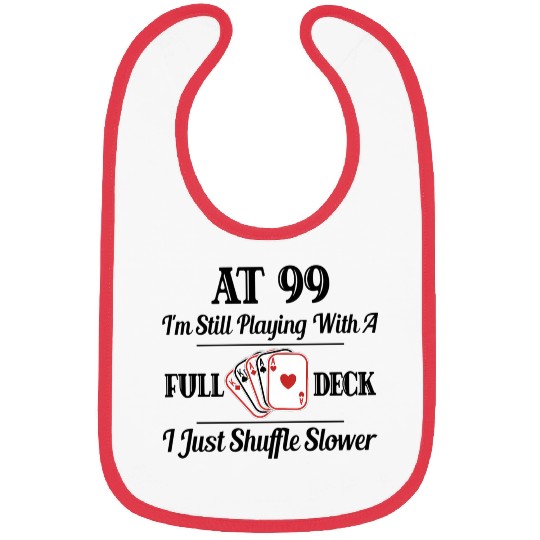 Fun 99Th 99 Cards Bibs