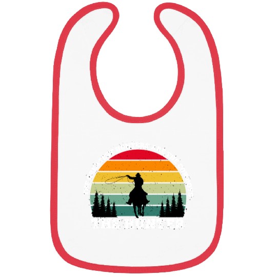 cowboy hunter pine retro style Bibs