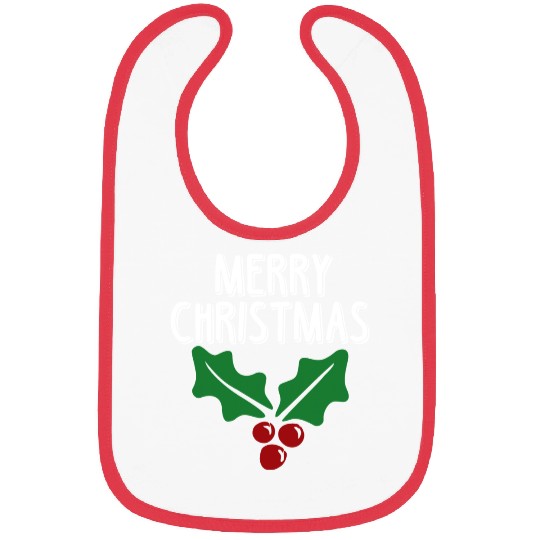Holly Berry Christmas Bibs