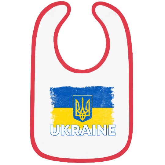 Ukrainian Flag Ukraine Flag Ukraine Bibs