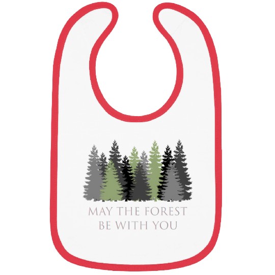 May The Forest Be With You Bibs