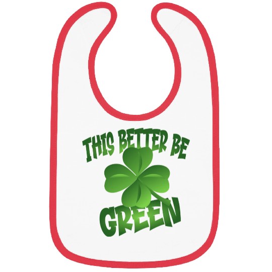 At patricks Day Green Bibs
