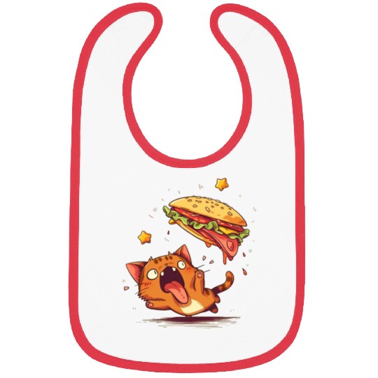 Cat and Taco A Perfectly Delicious Pair Bibs