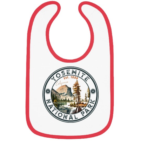 Yosemite National Park Vintage Style Half Dome Bibs