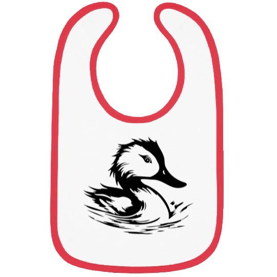 Duck Bird Nature Pond Bibs