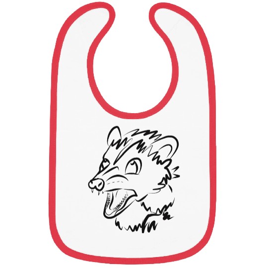 angry opossum Bibs
