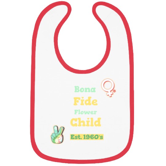 DESIGNBona Fide Flower Child Est 1960s Bibs